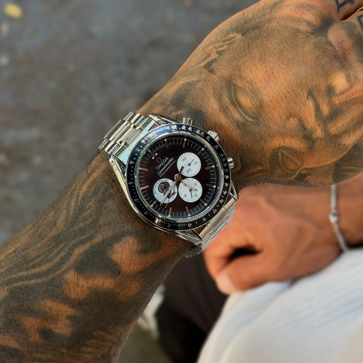 Omega SpeedMaster Silver Snoopy