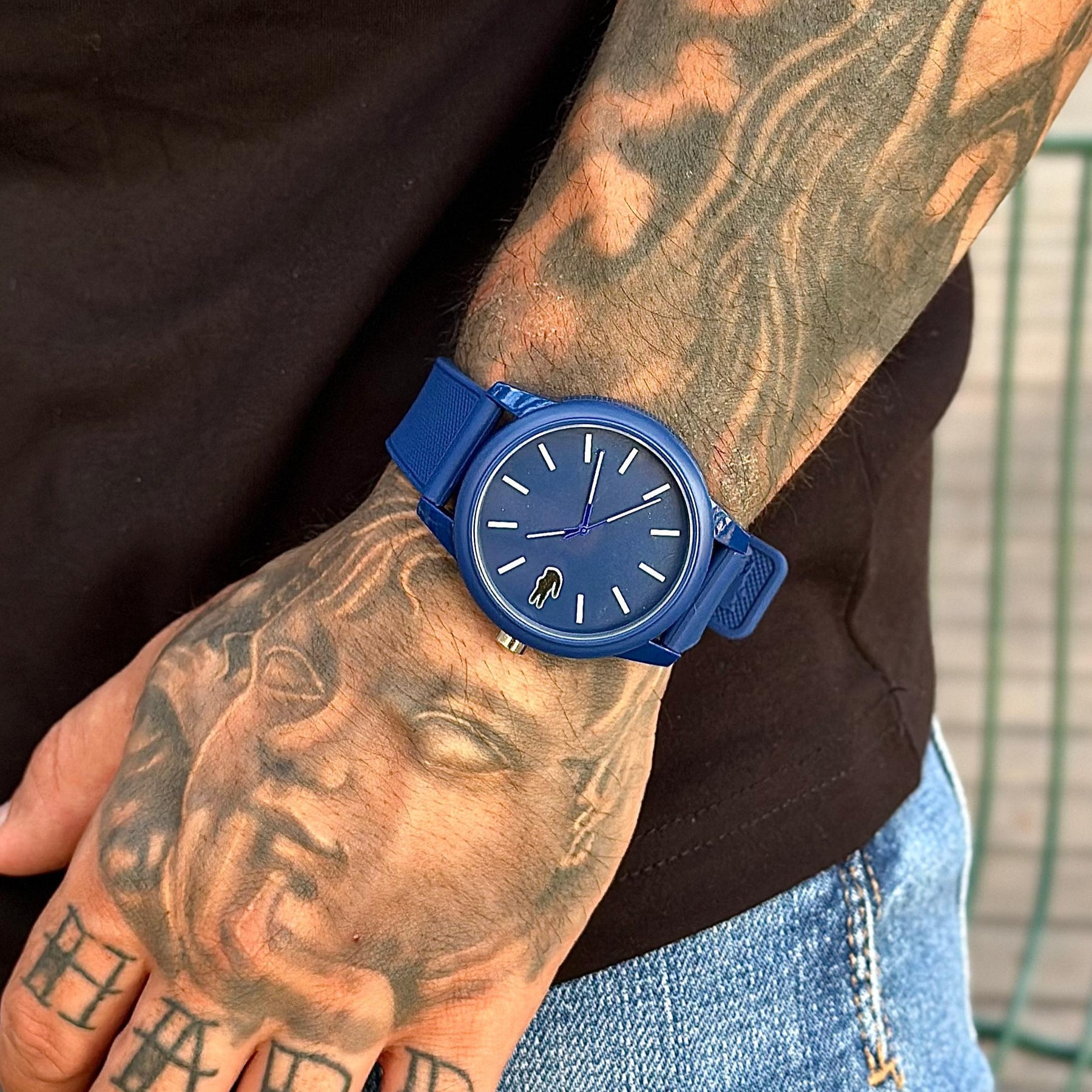 RELOJ DE GOMA LACOSTE