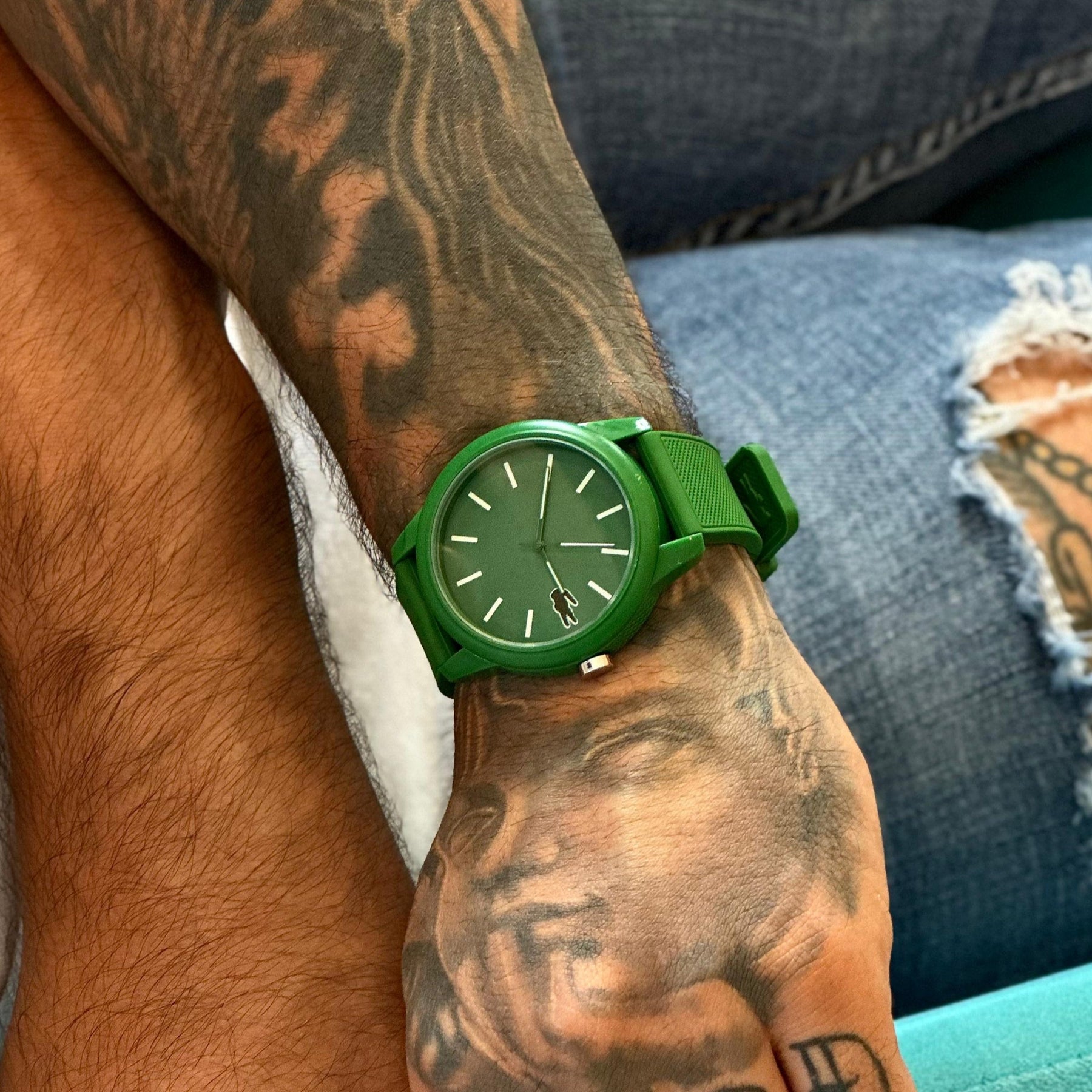 RELOJ DE GOMA LACOSTE